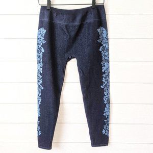 Fabletics Abyss Butterfly Yin Leggings M